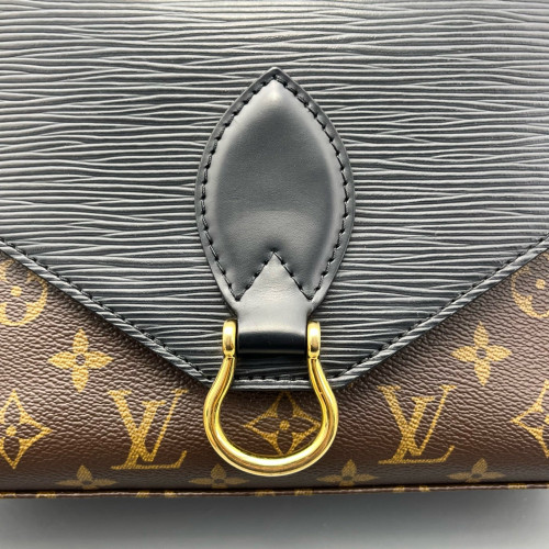 Louis Vuitton Envelope Wearable Wallet Monogram Epi Dark Brown Light Brown Black Louis Vuitton Envelope Wearable Wallet Monogram Epi Dark Brown Light Brown Black
