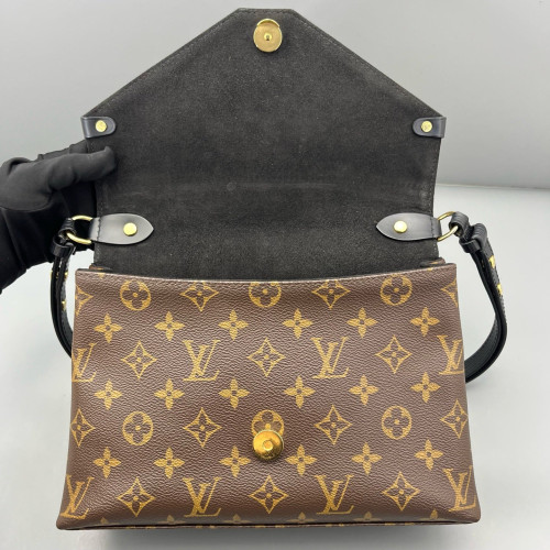 Louis Vuitton Envelope Wearable Wallet Monogram Epi Dark Brown Light Brown Black Louis Vuitton Envelope Wearable Wallet Monogram Epi Dark Brown Light Brown Black