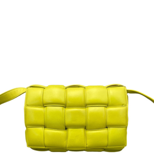 Bottega Veneta Small Padded Cassette Crossbody Bag Lambskin Intrecciato Nappa Green