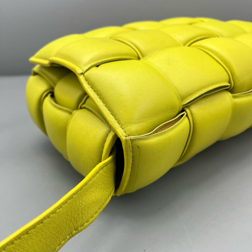 Bottega Veneta Small Padded Cassette Crossbody Bag Lambskin Intrecciato Nappa Green