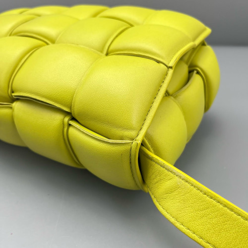Bottega Veneta Small Padded Cassette Crossbody Bag Lambskin Intrecciato Nappa Green