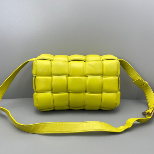 Bottega Veneta Small Padded Cassette Crossbody Bag Lambskin Intrecciato Nappa Green