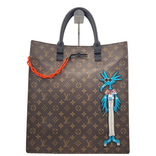 Louis Vuitton Sac Plat Monogram Dark Brown Light Brown