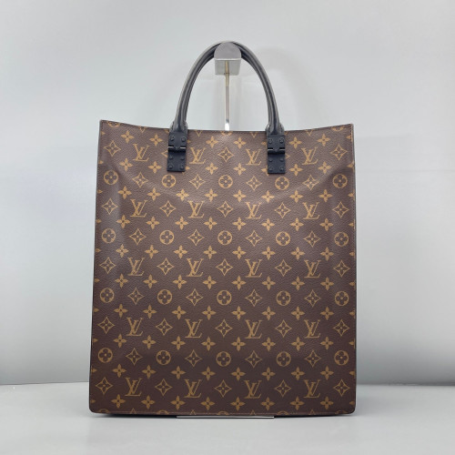 Louis Vuitton Sac Plat Monogram Dark Brown Light Brown