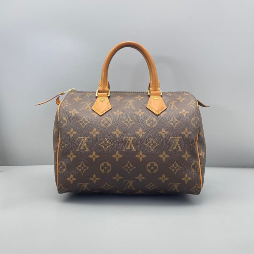 Louis Vuitton Speedy 25 Monogram Dark Brown Light Brown