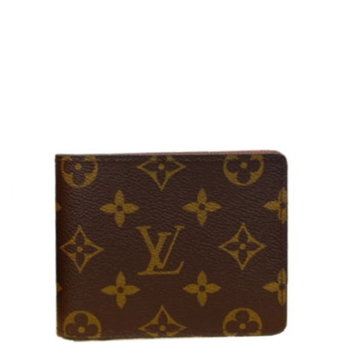 Louis Vuitton Compact Wallet Monogram Dark Brown Light Brown
