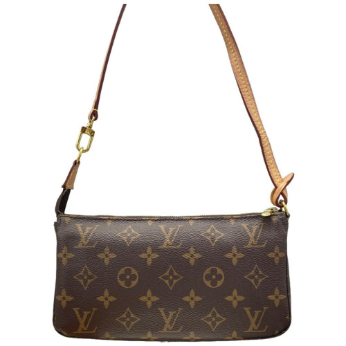 Louis Vuitton Pochette Accessories Monogram Dark Brown Light Brown Louis Vuitton Pochette Accessories Monogram Dark Brown Light Brown