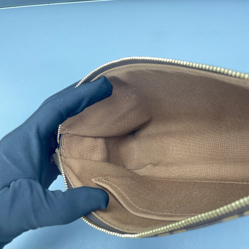 Louis Vuitton Pochette Accessories Monogram Dark Brown Light Brown Louis Vuitton Pochette Accessories Monogram Dark Brown Light Brown