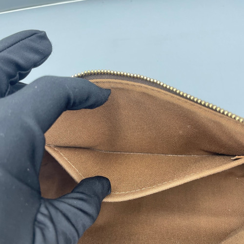 Louis Vuitton Pochette Accessories Monogram Dark Brown Light Brown Louis Vuitton Pochette Accessories Monogram Dark Brown Light Brown