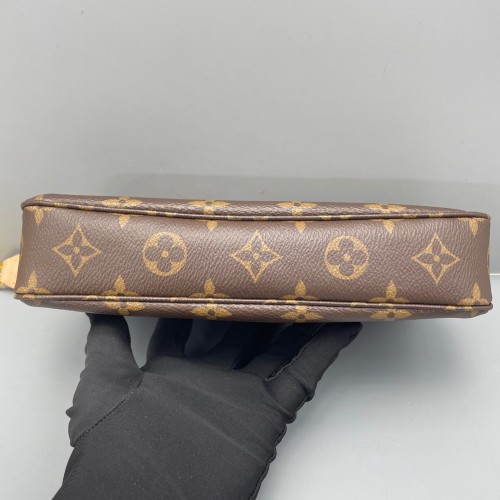 Louis Vuitton Pochette Accessories Monogram Dark Brown Light Brown Louis Vuitton Pochette Accessories Monogram Dark Brown Light Brown