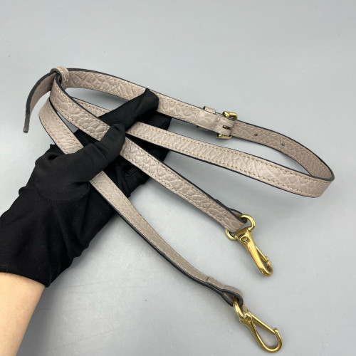 Burberry Handbag Grained Calfskin Grey