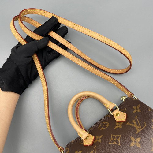 Louis Vuitton Nano Speedy Bandouliere Monogram Dark Brown Light Brown Louis Vuitton Nano Speedy Bandouliere Monogram Dark Brown Light Brown