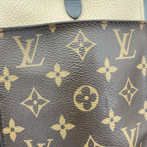 Louis Vuitton On My Side MM Reverse Monogram Olive Taupe Beige Brown