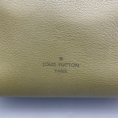 Louis Vuitton On My Side MM Reverse Monogram Olive Taupe Beige Brown