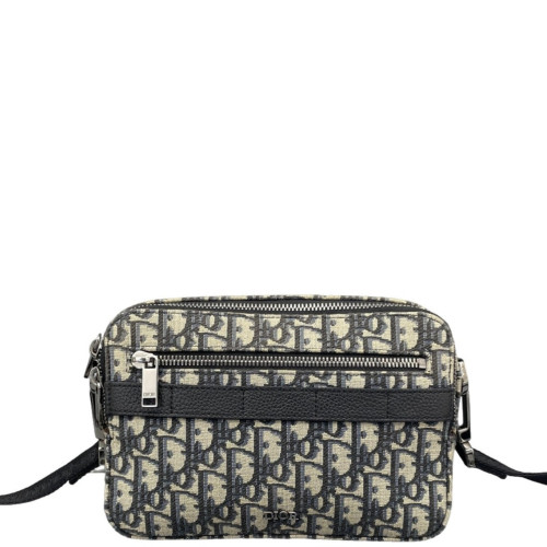 Dior Camera Case Oblique Blue Black