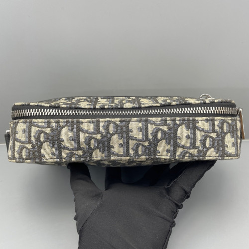 Dior Camera Case Oblique Blue Black