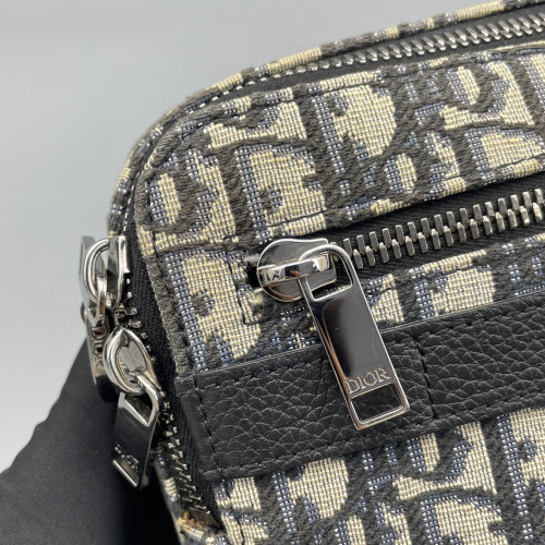 Dior Camera Case Oblique Blue Black