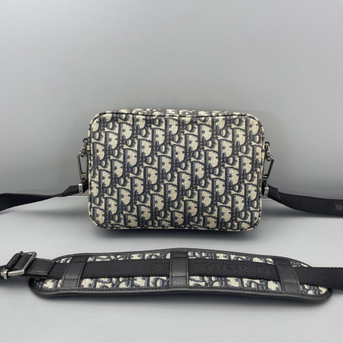Dior Camera Case Oblique Blue Black