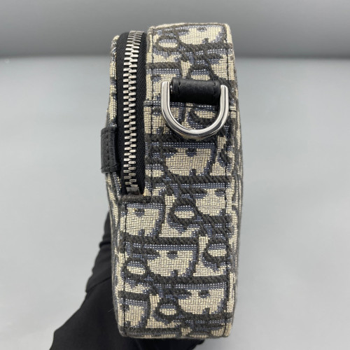 Dior Camera Case Oblique Blue Black