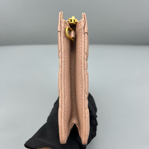 Dior Clutch With Chain Calfskin Pink