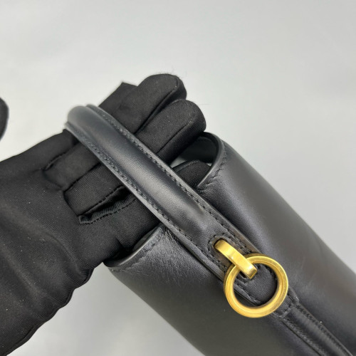 Yves Saint Laurent LE 37 Mini Bucket Bag Calfskin Black Yves Saint Laurent LE 37 Mini Bucket Bag Calfskin Black
