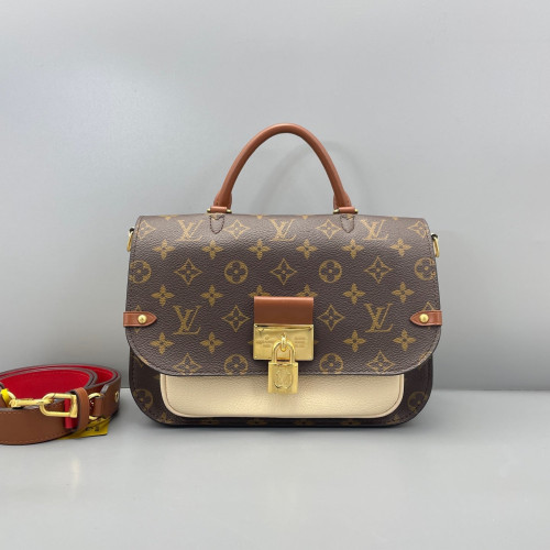 Louis Vuitton Marignan Monogram Light Brown Dark Brown White Louis Vuitton Marignan Monogram Light Brown Dark Brown White