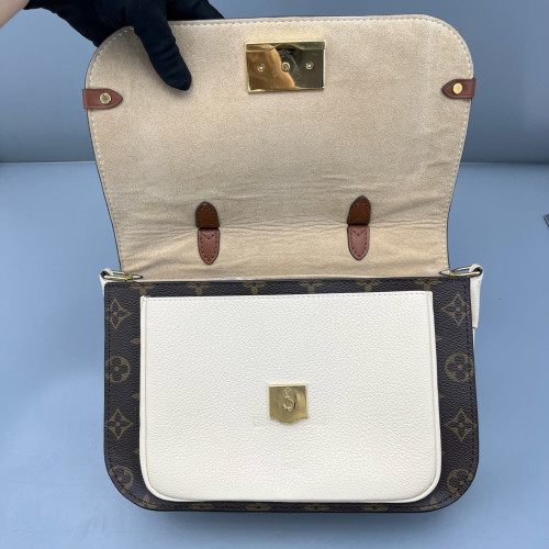 Louis Vuitton Marignan Monogram Light Brown Dark Brown White Louis Vuitton Marignan Monogram Light Brown Dark Brown White