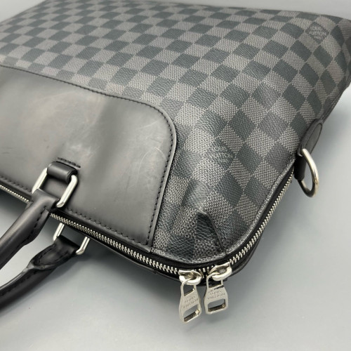 Louis Vuitton Avenue Soft Briefcase Damier Graphite Graphite Light Grey Louis Vuitton Avenue Soft Briefcase Damier Graphite Graphite Light Grey