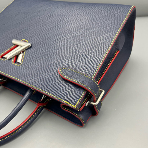 Louis Vuitton Twist Tote Epi Blue Louis Vuitton Twist Tote Epi Blue