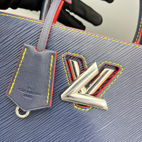 Louis Vuitton Twist Tote Epi Blue Louis Vuitton Twist Tote Epi Blue