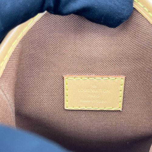 Louis Vuitton Fold Me Pouch Monogram Dark Brown Light Brown Louis Vuitton Fold Me Pouch Monogram Dark Brown Light Brown