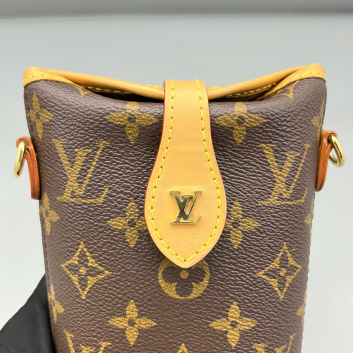 Louis Vuitton Fold Me Pouch Monogram Dark Brown Light Brown Louis Vuitton Fold Me Pouch Monogram Dark Brown Light Brown