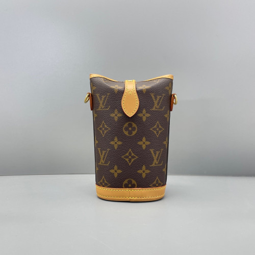 Louis Vuitton Fold Me Pouch Monogram Dark Brown Light Brown Louis Vuitton Fold Me Pouch Monogram Dark Brown Light Brown