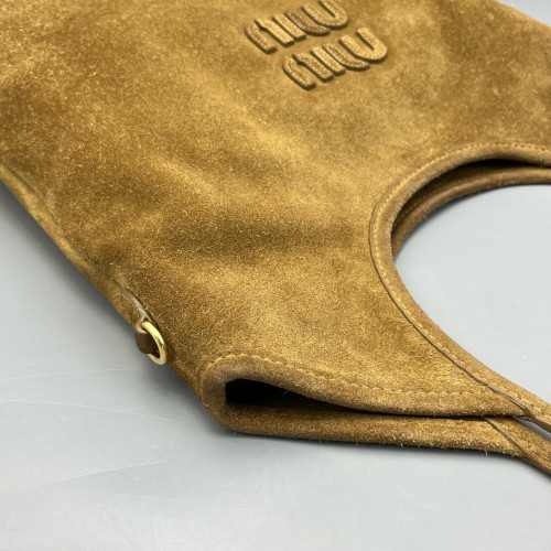 Miu Miu Ivy Regular Suede Brown Miu Miu Ivy Regular Suede Brown