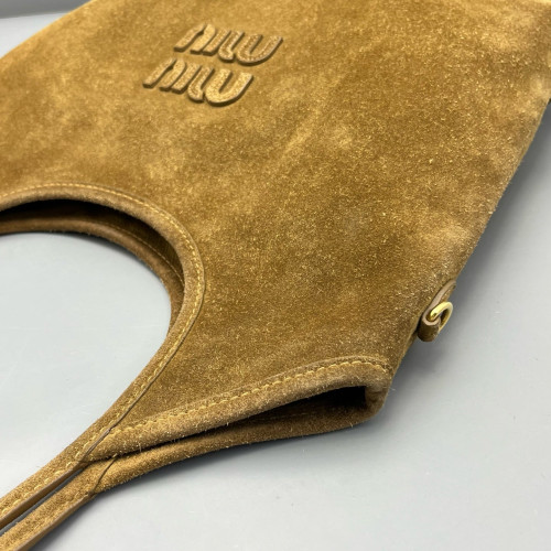 Miu Miu Ivy Regular Suede Brown Miu Miu Ivy Regular Suede Brown