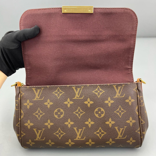 Louis Vuitton Favorite MM Monogram Dark Brown Light Brown Louis Vuitton Favorite MM Monogram Dark Brown Light Brown