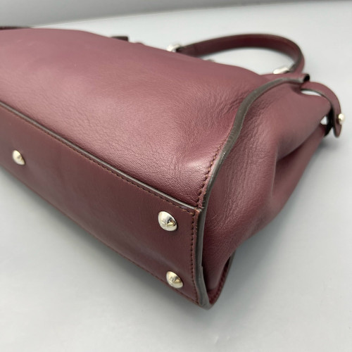 Fendi Peekaboo Iconic Medium Calfskin Burgundy