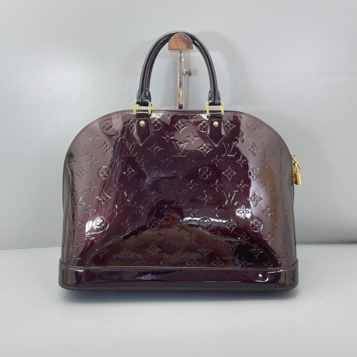 Louis Vuitton Alma GM Vernis Amarante
