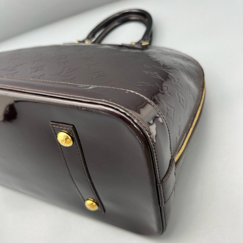 Louis Vuitton Alma GM Vernis Amarante