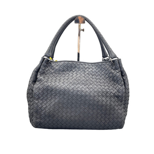 Bottega Veneta Medium Campana Hobo Calfskin Intrecciato Grey