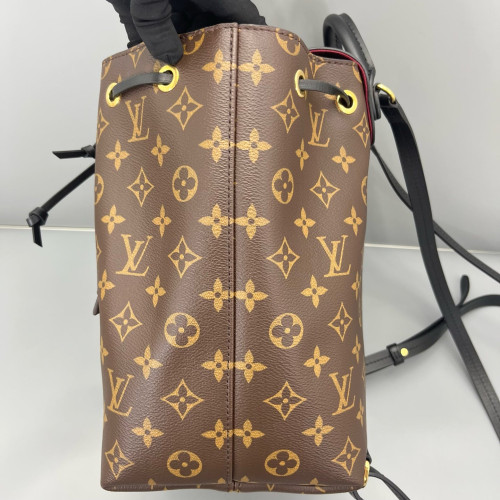 Louis Vuitton Backpack Monogram Calfskin Dark Brown Light Brown Black