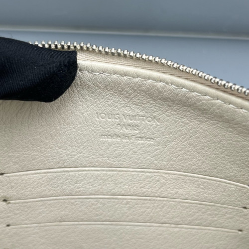 Louis Vuitton Shoulder Bag Mahina White Grey