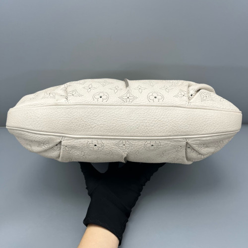Louis Vuitton Shoulder Bag Mahina White Grey