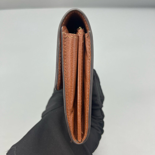 Louis Vuitton Sarah Wallet Monogram Dark Brown Light Brown
