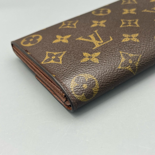 Louis Vuitton Sarah Wallet Monogram Dark Brown Light Brown