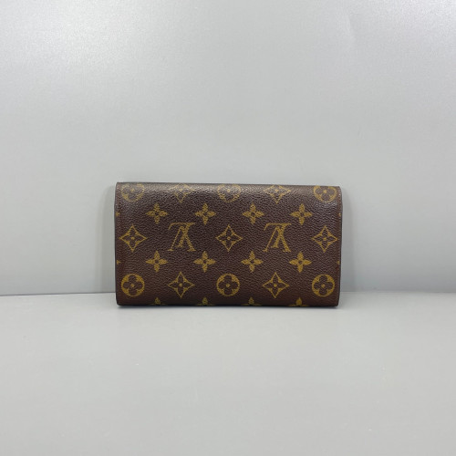 Louis Vuitton Sarah Wallet Monogram Dark Brown Light Brown