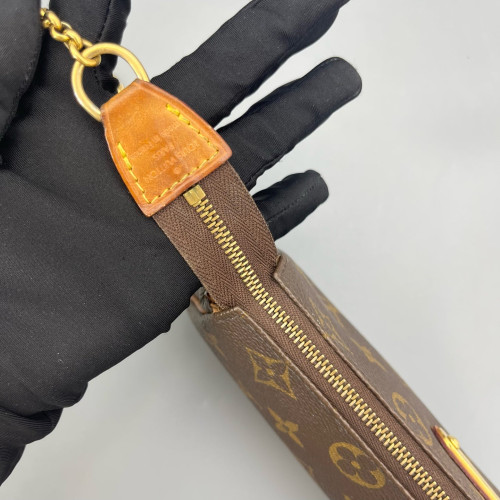 Louis Vuitton Eva Clutch Monogram Dark Brown Light Brown