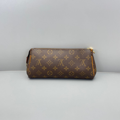 Louis Vuitton Eva Clutch Monogram Dark Brown Light Brown