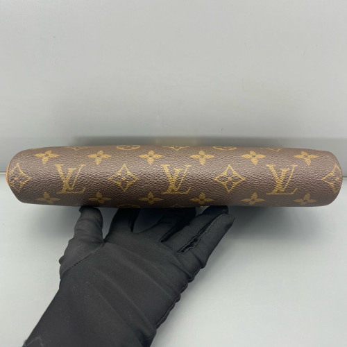 Louis Vuitton Eva Clutch Monogram Dark Brown Light Brown