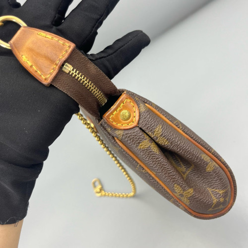 Louis Vuitton Eva Clutch Monogram Dark Brown Light Brown